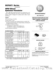BCP56-16T1 datasheet pdf ON Semiconductor