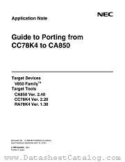 USBB17CA703000 datasheet pdf NEC
