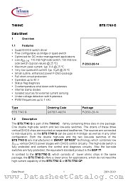 BTS 7740 G datasheet pdf Infineon