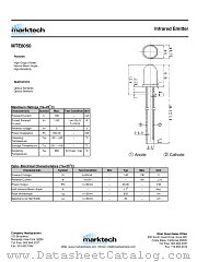 MTE8050 datasheet pdf Marktech Optoelectronics