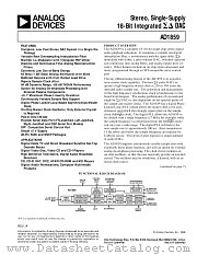 AD1859JR-REEL datasheet pdf Analog Devices