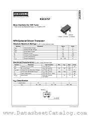 KSC2757 datasheet pdf Fairchild Semiconductor