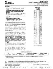SN74ALVCH162832GR datasheet pdf Texas Instruments