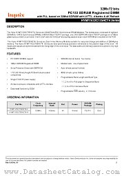 HYM71V32C735HCT4 datasheet pdf Hynix Semiconductor