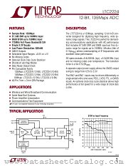 LTC2224 datasheet pdf Linear Technology