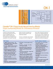 CM-1 datasheet pdf Cirrus Logic