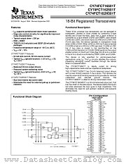 CY74FCT162501ATPVC datasheet pdf Texas Instruments