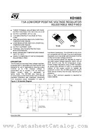 KD1083XX33 datasheet pdf ST Microelectronics