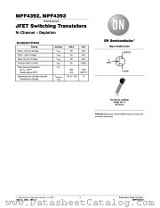 MPF4393RLRP datasheet pdf ON Semiconductor