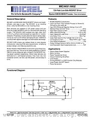 MIC4451 datasheet pdf Micrel Semiconductor