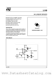 L149H datasheet pdf ST Microelectronics