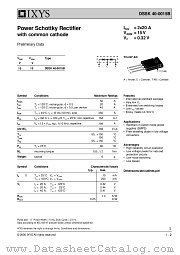 DSSK40-0015B datasheet pdf IXYS