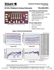 TGL4203-EPU datasheet pdf TriQuint Semiconductor