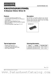 KA9259HDTF datasheet pdf Fairchild Semiconductor