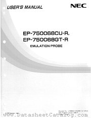 EP-750068GT-R datasheet pdf NEC