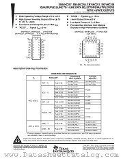 SN74HC258PWT datasheet pdf Texas Instruments