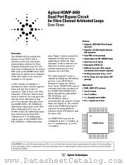 HDMP-0450 datasheet pdf Agilent (Hewlett-Packard)