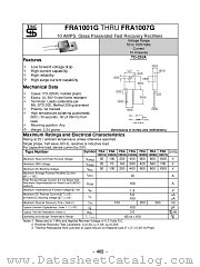 FRA1005G datasheet pdf Taiwan Semiconductor