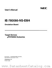 IE-780066-NS-EM4 datasheet pdf NEC