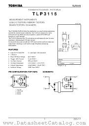 TLP3115 datasheet pdf TOSHIBA
