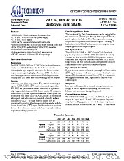 GS832132 datasheet pdf GSI Technology