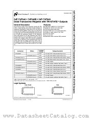 5962-89754013A(54F646LMQB) datasheet pdf National Semiconductor