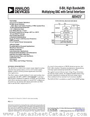 AD5425YRM datasheet pdf Analog Devices