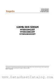 HY5DU281622ET(P)-33 datasheet pdf Hynix Semiconductor