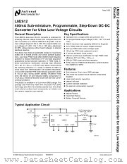 LM2612BBP datasheet pdf National Semiconductor
