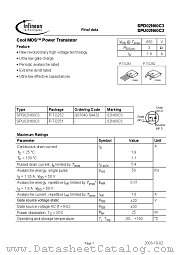 SPD02N60C3 datasheet pdf Infineon