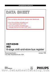 HEF4094BTS datasheet pdf Philips