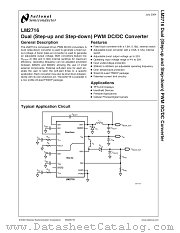 LM2716MTEV datasheet pdf National Semiconductor