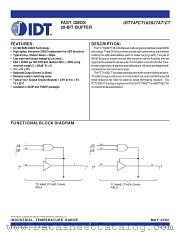 IDT74FCT162827CTPA8 datasheet pdf IDT