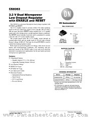 CS8363 datasheet pdf ON Semiconductor