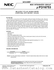 UPD16753 datasheet pdf NEC
