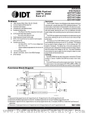 IDT71P71804 datasheet pdf IDT