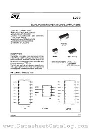 L272D013TR datasheet pdf ST Microelectronics