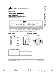 54F10LMQB datasheet pdf National Semiconductor