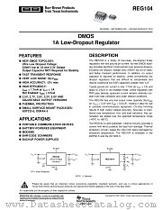 REG104GA-2.7/2K5 datasheet pdf Texas Instruments