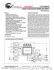 CY7C1308DV25 datasheet pdf Cypress