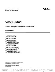UPD703105AGJ-XXX-UEN datasheet pdf NEC