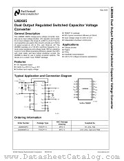 LM2685MTCX datasheet pdf National Semiconductor
