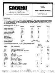 2N3054A datasheet pdf Central Semiconductor