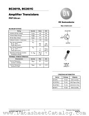 BC307BRL1 datasheet pdf ON Semiconductor