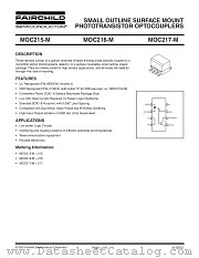 MOC215R1VM datasheet pdf Fairchild Semiconductor