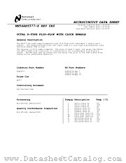 5962-9314801Q2A(54ABT377E-QML) datasheet pdf National Semiconductor