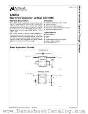 LM2665M6X datasheet pdf National Semiconductor