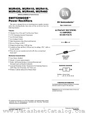 MUR415RL datasheet pdf ON Semiconductor