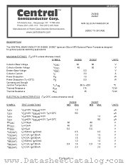 2N3507 datasheet pdf Central Semiconductor