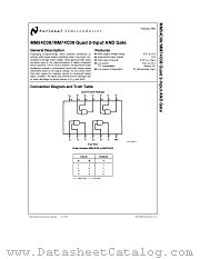 MM54C08J/883 datasheet pdf National Semiconductor